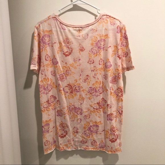 NEW Free People Tourist Tee Floral Soft Graphic Tee Shirt - Size XS S M - Picture 6 of 10